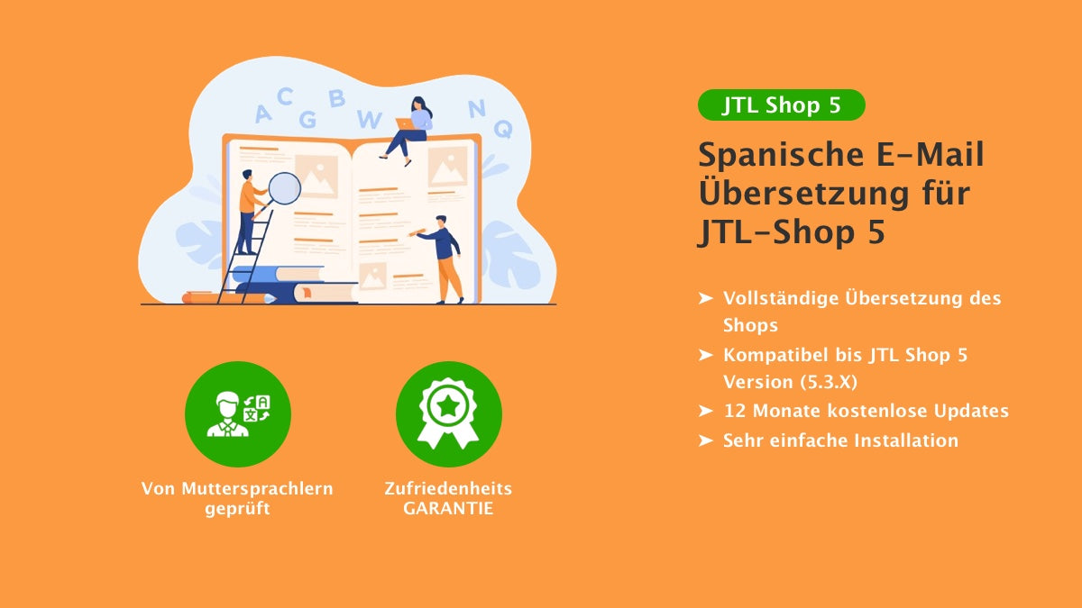 Spanische E-Mail Vorlagen JTL Shop 5 - NIRICO