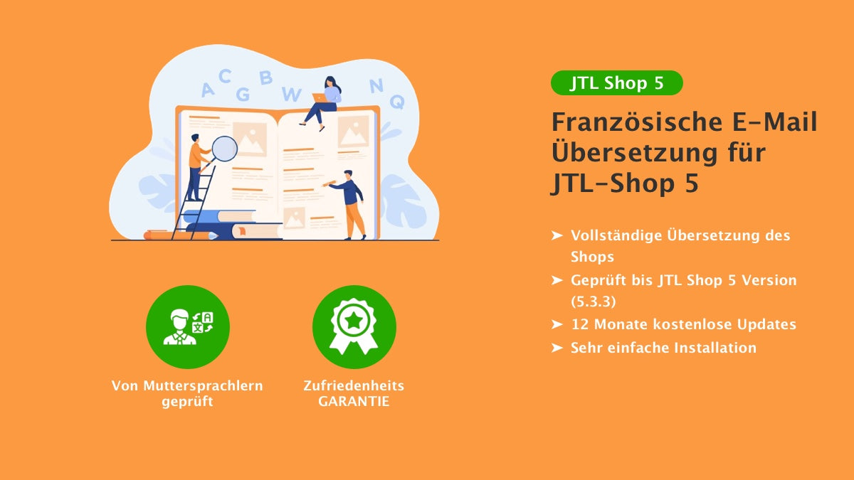 Französische E-Mail Vorlagen JTL Shop 5 - NIRICO