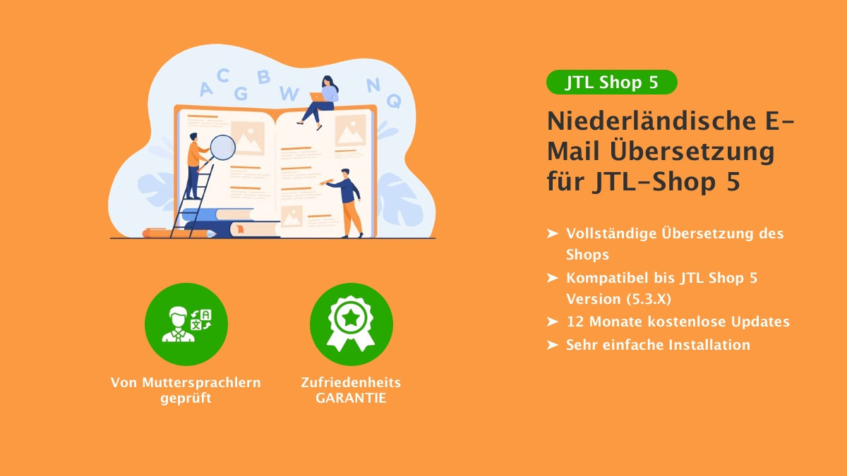 Niederländische E-Mail Vorlagen JTL Shop 5 - NIRICO